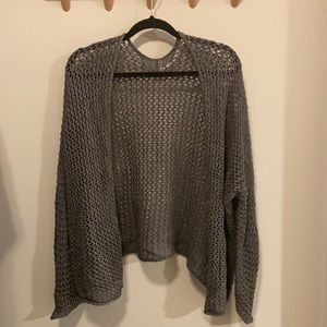 Brandy Melville gray knitted cardigan